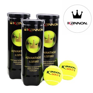 ลูกเทนนิส Kannon Advantage GOLD กระป๋อง 3 ลูก เกรดพรีเมี่ยม ของใหม่ แท้100%