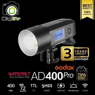 Godox Flash AD400Pro TTL HSS Bowen Mount - รับประกันศูนย์ Godox Thailand 3ปี ( AD400 Pro )