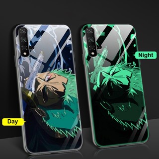 เคสกระจกนิรภัย กันกระแทก เรืองแสงในที่มืด ลายการ์ตูนอนิเมะ สําหรับ Huawei Nova 5T Nova 9 9 Pro Y9 Prime 2019 Y9 2019 Honor 50 50 Pro 60