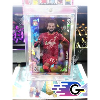 การ์ดนักฟุตบอล Topps merlin Heritage 97 2022 Soccer Game 135 mohamed salah (แถม Topload+teambag)