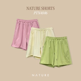 🍎 ลด45.-โค้ดWYQESS🍋nature.bkk - PTN4046 กางเกงขาสั้นเนเจอร์ nature shorts