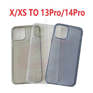 เคสไโฟน X XS บอดี้ 14Pro เคสสำหรับเครื่อเปลี่ยนบอดี้ เคส X XS to 13 Pro