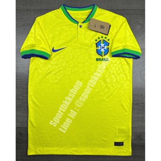 เสื้อฟุตบอล ทีมชาติ Brazil Home บราซิล เหย้า ชุดฟุตบอลโลก ปี 2022