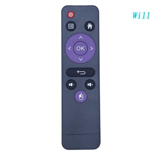 Will Wearproof IR สีดํา รีโมตคอนโทรล สําหรับ H96 Max RK3318 TV Set Top Bo