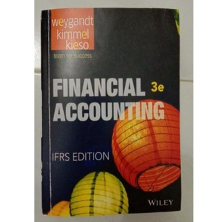 หนังสือบัญชีการเงิน 3E IFRS EDITION WILEY - WAEYGANT KIMMEL KIESO [ของแท้]