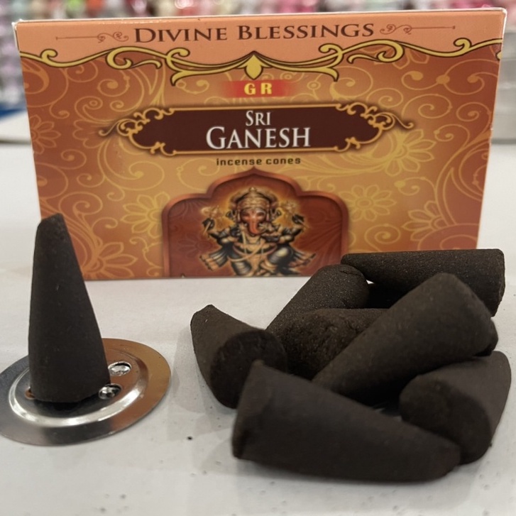 กำยาน พิฆเนศ/ดอกไม้รวม กำยานอินเดีย GR(จีอาร์) ของแท้ จากอิเดีย ไหว้บูชา กลิ่นหอม สินค้าพร้อมส่ง