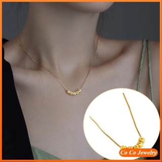 Cocojewelry สร้อยคอ ประดับลูกปัด แฟชั่นสไตล์เกาหลี