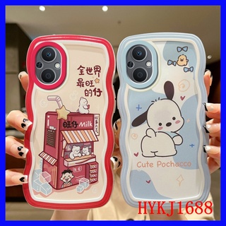 เคส OPPO Reno 8Z 5G เคส OPPO Reno 7Z 5G เคส OPPO Reno7 Reno8 7 8 Z 5G เคสโทรศัพท์ซิลิโคน tpu แบบนิ่ม ลายคลื่น สําหรับ