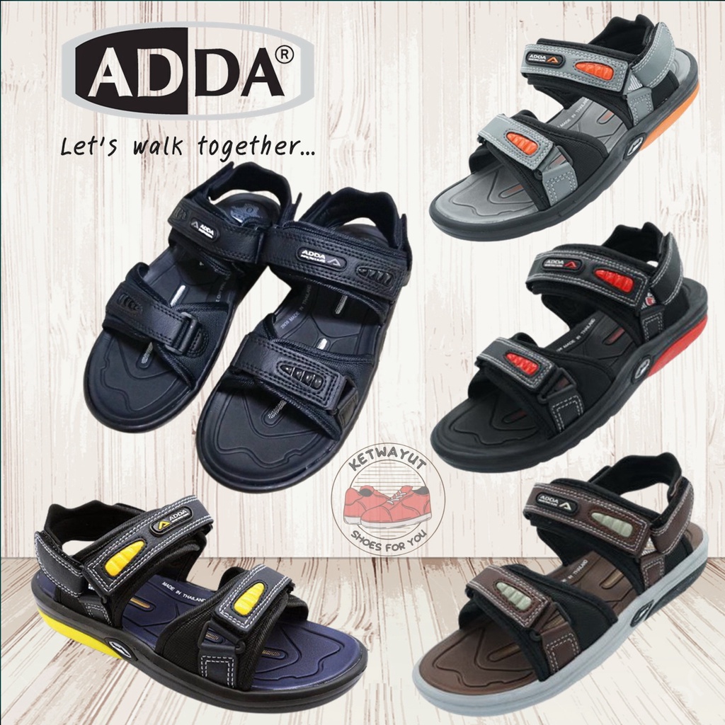 รองเท้าแตะแบบสวม รองเท้ารัดส้น ADDA 2N36