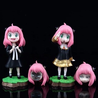 SPY Family Anya With Change Head  PVC Figure PVC 12 cm
