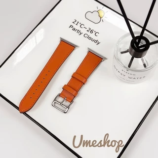 สายสําหรับแอปเปิ้ลวอชเเบบหนัง PU สาย smart watch11/10/9 8/7/6/5/4/3/2/1Se ขนาด38/40/41/42/44/45/46/49มม สายนาฬิกา