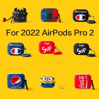 เคสซิลิโคนนิ่ม ลายการ์ตูน ล้างทําความสะอาดได้ สําหรับ AirPods Pro 2 Apple 2022 Pro2