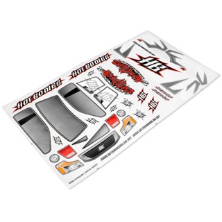 HPI 66476 HB LIGHTNING STADIUM 2 PRO BODY/WING DECAL (STICKER)