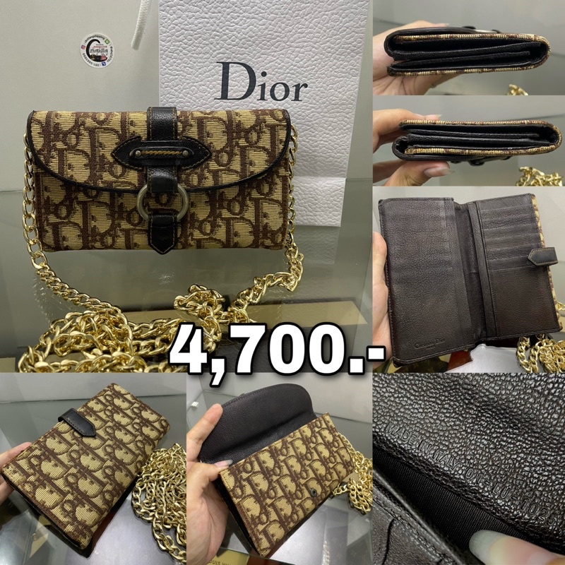 Used Dior Wallet Vintage ของแท้100%