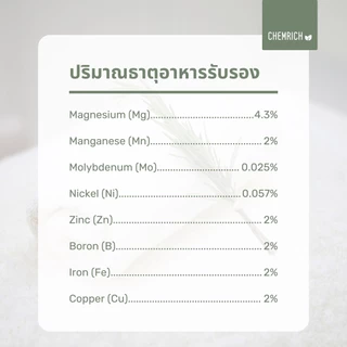 100G/500G นิค-สเปรย์ ผงจุลธาตุคีเลตรวม ธาตุอาหารรอง+เสริม BASF(อังกฤษ) / Nic-spray EDTA Chelate micronutrient mixture