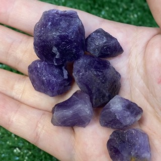 💎อเมทิสต์ Amethyst เป็นหลายเม็ดรวมได้ 20g.  พร็อพถ่ายรูป หินแห่งการบำบัดปัดเป่า หินคริสตัสสีม่วง  หินนำโชค หินมงคล