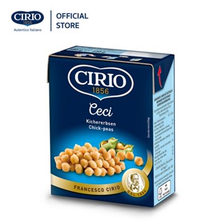 CIRIO CECI (CHICK PEAS) 380 g. ถั่วลูกไก่ในน้ำเกลือ บรรจุกล่อง นำเข้าจากอิตาลี ขนาด 380 กรัม [CI50]