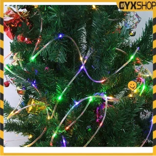ล่าสุด ไฟตกแต่งสวนโซล่าเซลล์ LED 100ดวง ไฟกระพริบไฟตกแต่ง ไฟกระพริบใส่ถ่าน 10mโซล่าเซลล์ ไฟกระพริบ 8โหมด ไฟกระพริบปีใหม่