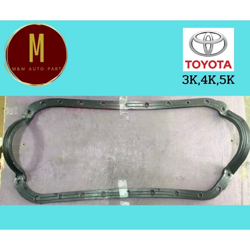 ประเก็นอ่างน้ำมันเครื่อง TOYOTA COROLLA 3K,4K,5K KE74 KA67 1.2,1.5Cc 8V STARLET ยี่ห้อ eristic คุณภาพดี
