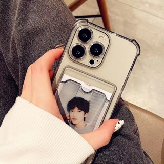 เคสกันกระแทกเคสใส่บัตร เคสซิลิโคนใส Samsung Galaxy A51 A50 A50s A30s A21s A10s M32 M12 M02 M01s 5G 4G 2022