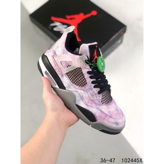 Jordan Air Jordan 4 รองเท้าบาสเก็ตบอล สไตล์เรโทร