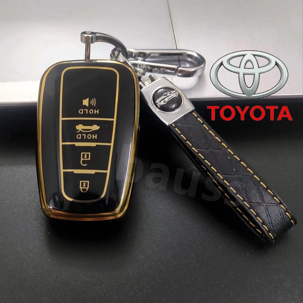 หน้ากากกุญแจรถ TPU toyota cross for toyota camry เคสกุญแจรีโมทรถยนต์ สําหรับ Toyota 4 คีย์ เคส รีโมทรถยนต์ Toyota cross เคส กุญแจ รถยนต