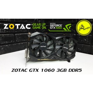 การ์ดจอ Zotac GTX1060 3GB  DDR5 192bit