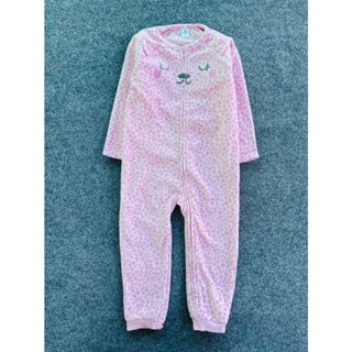 TEX baby Size 36m *ชุดหมีคลุมเปิดเท้า (ผ้าฟลีซใส่อุ่นๆ)