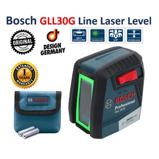 ประกัน1ปีเต็ม!! Bosch GLL30G เลเซอร์ แนว ระดับ Bosch GLL30G Line Laser Level แม่นยำ ทนทาน ใช้งานง่าย ขนาดกระทัดรัด