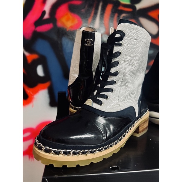 Boot Chanel size38*24cm รองเท้าแบรนด์เนมมือสองแท้💯✨