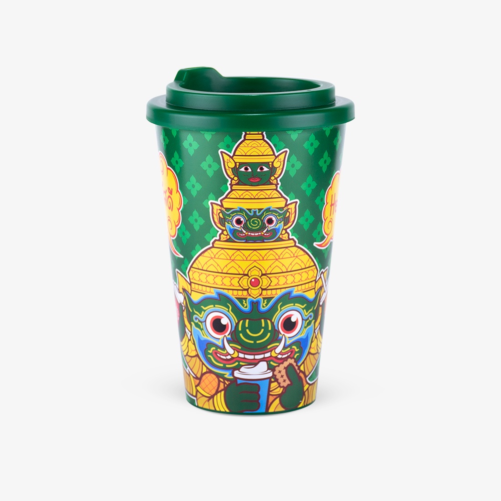 Ramakien Tumbler - Thotsakan (แก้วทัมเบลอร์รามเกียรติ์ ทศกัณฐ์)