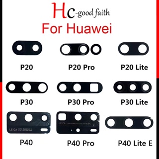 ใหม่ เลนส์กระจกกล้อง ด้านหลัง คุณภาพสูง แบบเปลี่ยน สําหรับ Huawei P20 P30 P40 Lite Pro