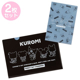 Set แฟ้มใส่เอกสารขนาด A4 และ A5 Theme We are Kuromies 5 ลาย Kuromi ku / Kuromi