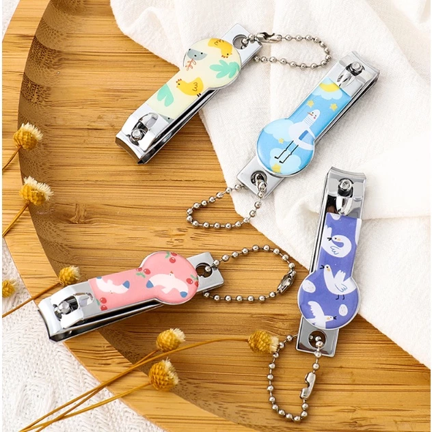 กรรไกรตัดเล็บ กรรไกรตัดเล็บพกพา รูปการ์ตูน น่ารัก