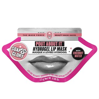 *SALE* Soap &amp; Glory โซพ แอนด์ กลอรี่ เพาท์ อะเบ้าท์ อิท ไฮโดรเจล ลิป มาสก์ 2.5 กรัม Exp:04/06/23