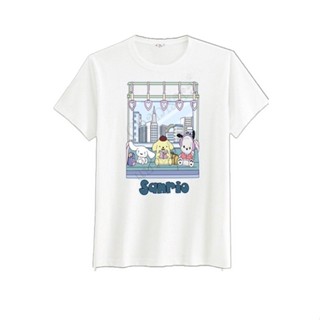 เสื้อยืดพิมพ์ลาย Sanrio sky train