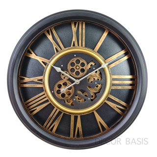 นาฬิกาตกแต่งบ้าน นาฬิกาแขวน นาฬิกาเฟืองหมุน นาฬิกาฟันเฟือง GEAR wall clock