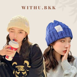 WithU [พร้อมส่ง] หมวกไหมพรม ใส่ได้ทั้งชายและหญิง สไตลเกาหลี