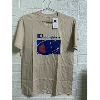 Champion เสื้อยืดสีครีม L