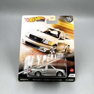 Hotwheels Premium | 99’ Ford F-150 Svt Lighning ล้อยาง สเกล 1:64