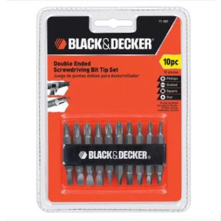 BLACK &amp; DECKER : BDK71081* ดอกไขควง Double Ended Screwdriving Bit Set