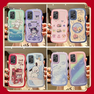 【fashion】เคส oppo reno 6z 5g เคสโทรศัพท์มือถือ แบบใส ลายคลื่นน่ารัก สําหรับ oppo reno 6z 5g