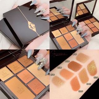 GUICAMI(zzy1212)กุยคามิ Instant Make up Tray อายแชโดว์+บลัช แมทชิมเมอร์ เงางาม เนื้อสีติดทน เนื้อดินน้ำมัน 7สีในตลับเดีย