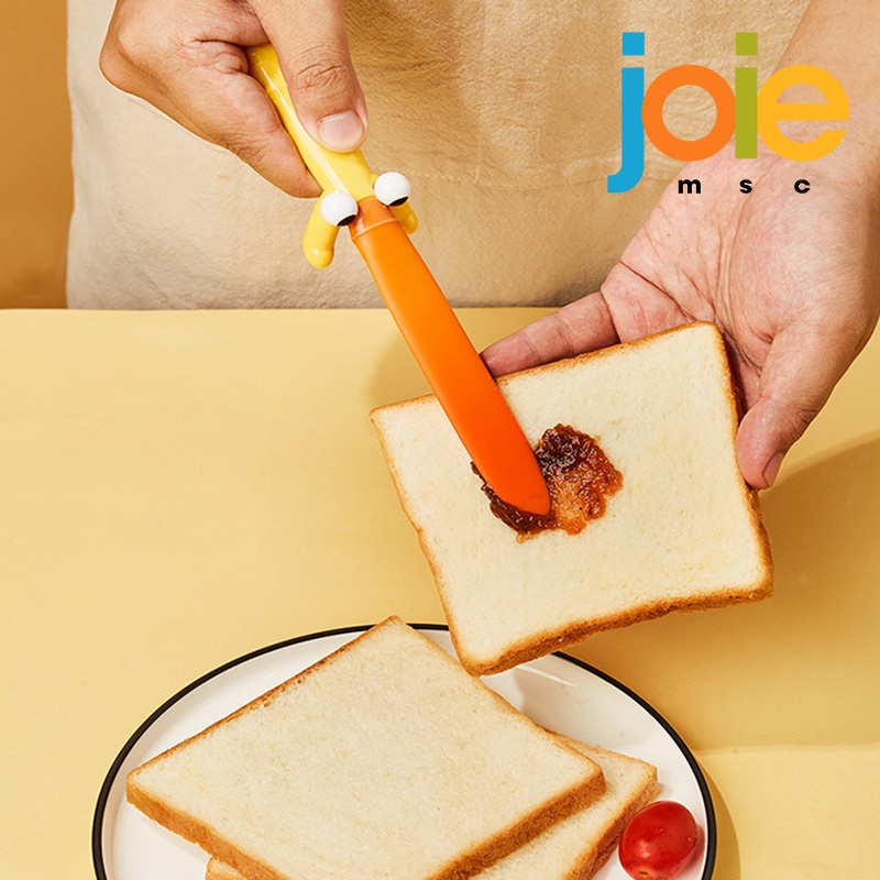 Joie Peekaboo Butter Jam ซิลิโคนขนาดเล็ก Scraper ผสมครีมเนยกวนขูดไม้พาย Gadgets ครัว