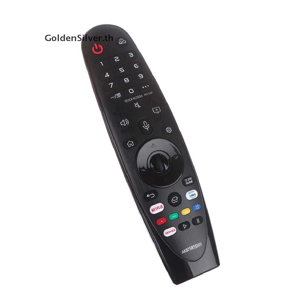 ลูกชายสีทองสีเงิน75855501 MR20GA เปลี่ยนอินฟราเรด Remote Commander เหมาะสําหรับ Smart TV TH