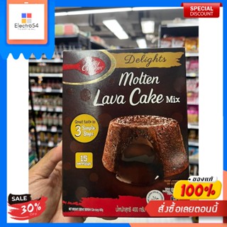 MOLTEN LAVA CAKE 400 G เบตตี้ครอกเกอร์แป้งทำลาวาเค้ก 400กรัมMOLTEN LAVE CAKE 400 G. Betty Crocker Lava Cake Farine 400g.