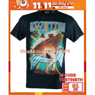 เสื้อวง Led Zeppelin เสื้อยืดแฟชั่นวงดนตรี เสื้อวินเทจ เลด เซพเพลิน LZN514