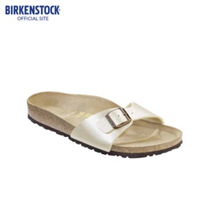 BIRKENSTOCK Madrid BF Graceful Pearl White รองเท้าแตะ ผู้หญิง สีขาวมุก รุ่น 940151 (regular)