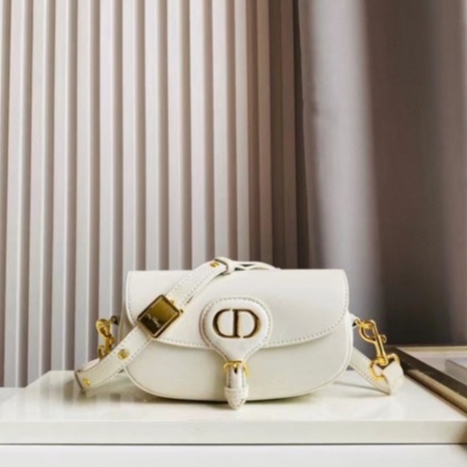 Tas wanita Dior vintage warna hitam dan putih asli tas bahu tas bulanan