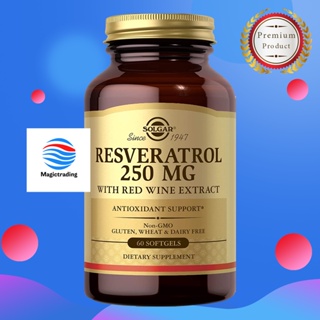Solgar Resveratrol 250 mg with Red wine Extract / 30 Softgels